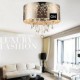 Modern/Contemporary Crystal Chrome Metal Flush Mount Living Room / Bedroom / Dining Room