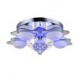 Remoter Control 5 Lights with Blue Reds Leds E27 Modern Ceiling Light Flush Mount