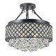 MAX:60W Traditional/Classic Crystal Painting Metal Flush Mount Living Room / Bedroom / Dining Room / Study Room/Office / Entry