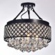 MAX:60W Traditional/Classic Crystal Painting Metal Flush Mount Living Room / Bedroom / Dining Room / Study Room/Office / Entry