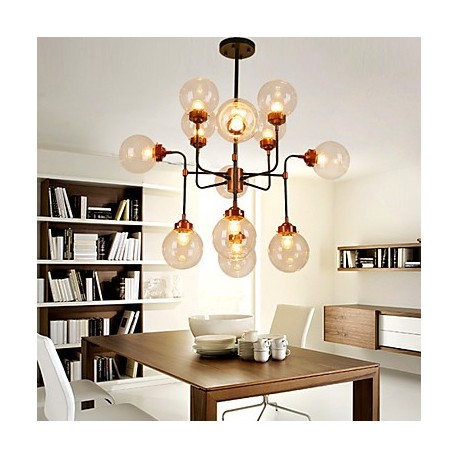 Magic Beans Droplight Creative Living Room Of Individual Character Dining-Room Lamp, Wrought Iron Industry Wind