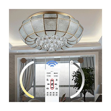 27 Traditional/Classic / Rustic/Lodge LED / Bulb Included Brass Metal Flush Mount Living Room / Bedroom / Dining Room