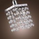 Linear Chandelier Island Light Crysal 3 Lights