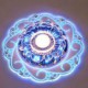 20*12CM Crystal Ceiling Lamp Spotlight LED SMD 3W Creative Lamp Tube Light Colorful Color Dome Light