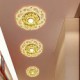 20*12CM Crystal Ceiling Lamp Spotlight LED SMD 3W Creative Lamp Tube Light Colorful Color Dome Light