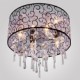 Max 40W Modern/Contemporary / Drum Crystal Electroplated Metal Flush Mount Living Room / Bedroom