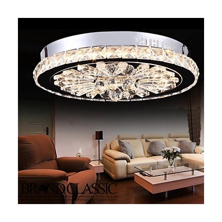 Crystal Flush Mount/LED Modern/Contemporary Living/Bed/Dining/Study/Office/Kids/Hallway Metal