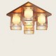 A new Chinese Style Living Room Lamps Iron Ceiling Lighting Atmosphere