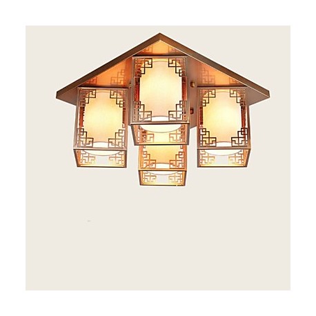 A new Chinese Style Living Room Lamps Iron Ceiling Lighting Atmosphere