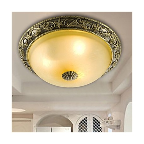 Flush Mount Mini Style / Bulb Included Traditional/Classic Living Room / Bedroom / Dining Room Resin