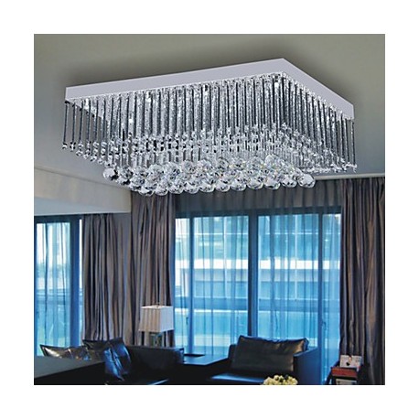 12W Artistic LED Ceiling Light in Crystal Beaded Design