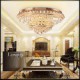 Modern Luxury 72W LED Crystal Ceiling Light Bedroom LED Absorb Dome Light Diameter 60CM