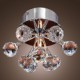 Max 20W Modern/Contemporary Crystal / Mini Style / Bulb Included Chrome Metal Flush Mount