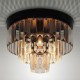 Max 60W Modern/Contemporary Crystal Metal Flush Mount Bedroom / Dining Room / Hallway