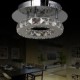 6W Modern/Contemporary Crystal / LED Chrome Metal Flush Mount Living Room