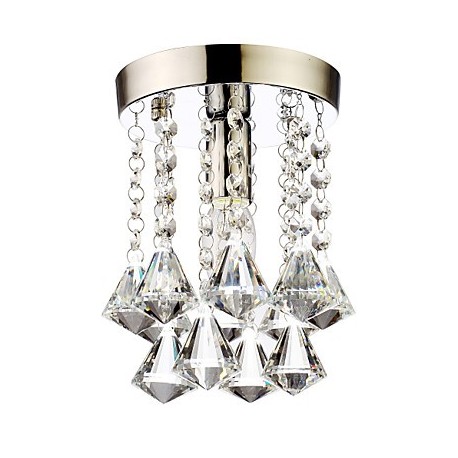 60 Modern/Contemporary / Traditional/Classic / Country Crystal / Mini Style Chrome Crystal Flush Mount