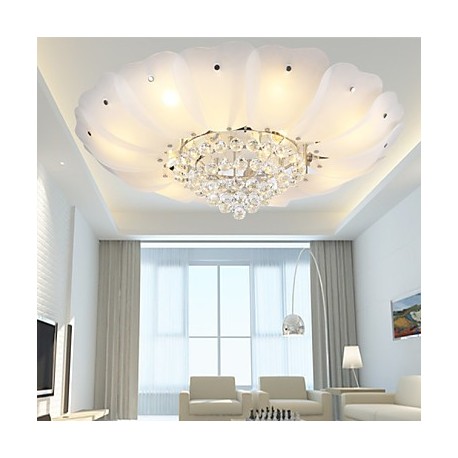 Flush Mount Crystal / LED Modern/Contemporary / Traditional/Classic Living Room / Bedroom / Dining Room Metal