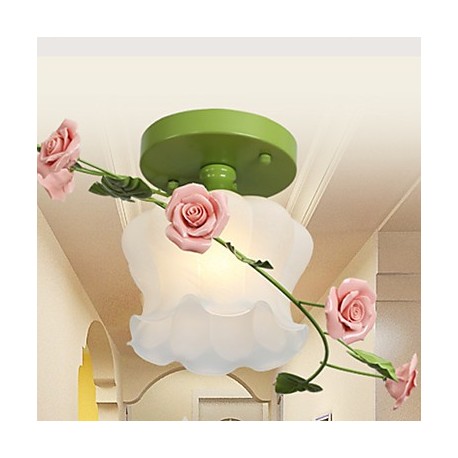 Valentine'S Day The Rose Garden Flowers And Plants Absorb Dome Light Lamp Led