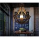 American Bedroom Ceiling Retro LED Rope Simple Aisle Lamp