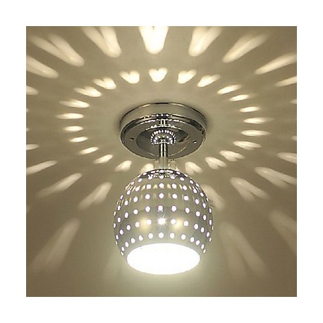 Max 3W Modern/Contemporary LED / Mini Style / Bulb Included Electroplated Metal Flush Mount Living Room / Dining Room / Entry / 