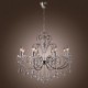 MAX:60W Traditional/Classic Crystal Chrome Metal Chandeliers Living Room / Bedroom / Dining Room / Study Room/Office / Entry / H