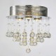 MAX 50W Traditional/Classic Crystal Chrome Metal Flush Mount Living Room / Bedroom / Dining Room / Study Room/Office / Hallway