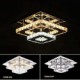 LED Crystal Ceiling Lamps Flush Mount Clear or Amber K9 for Indoor CE