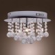 Max20W Modern/Contemporary Crystal Chrome Metal Flush Mount Bedroom