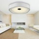 Flush Mounted LED/ Modern/Night light/ Living Room/Dining Room/Kids Room/White+Natrual White+Warm White Color