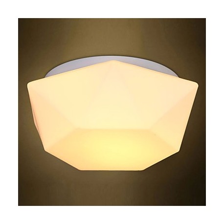 E27 220V 30*20CM 5-15銕reative White Diamond Glass Dome Light Absorb Led