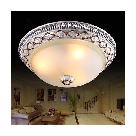 35*15CM Europe Type Resin Glass Dome Light Sweet Bedroom Study Led To Absorb Dome Light LED Lamp