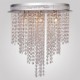 Max 10W Modern/Contemporary Crystal / Mini Style Electroplated Metal Flush Mount Living Room / Bedroom