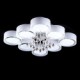 60W Modern/Contemporary Chrome Metal Flush Mount Living Room