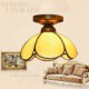 20*17CM Europe Type Restoring Ancient Ways Is Contracted And Creative Arts Bending Absorb Dome Light LED Lamp