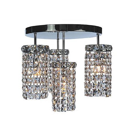 Contemporary Crystal Drop Flush Mount Lights with 4 Lights