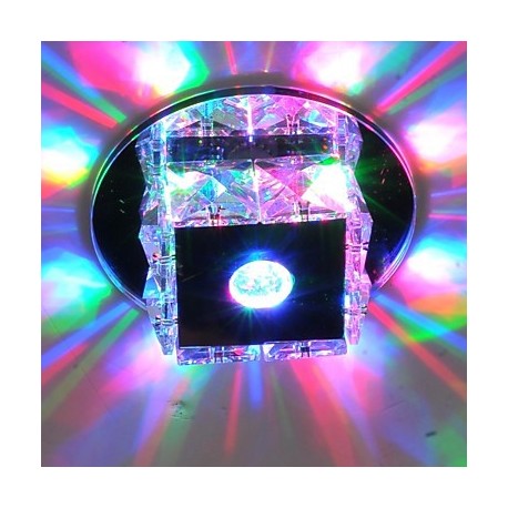 3W Crystal / LED / Mini Style / Bulb Included Glass Flush MountLiving Room / Bedroom / Dining Room / Kitchen / Study Room/Office