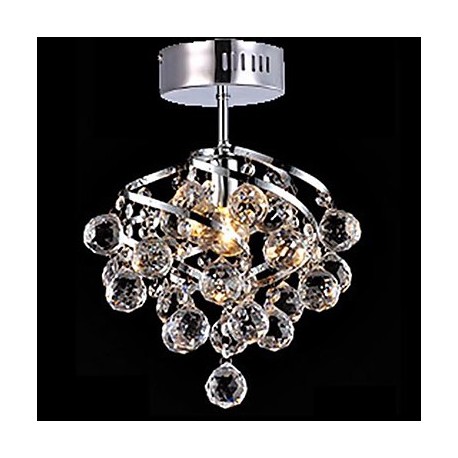 5 Modern/Contemporary / Traditional/Classic / Country Crystal / LED / Bulb Included Chrome Crystal Chandeliers / Pendant Lights