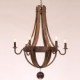 Chandelier/6 lights/Vintage/Retro/Country Living/Dining/Kitchen/Study/Office/Entry/Hallway/Garage Metal