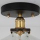 American Countryside Industrial Retro Bar Table Ceiling Lamp 110V-220V spiral Transparent Glass Home Decoration lighting