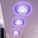 20CM Crystal Ceiling Lamp Spotlight LED SMD 3W Creative Lamp Tube Light Colorful Color Dome Light