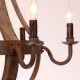 Chandelier/6 lights/Vintage/Retro/Country Living/Dining/Kitchen/Study/Office/Entry/Hallway/Garage Metal