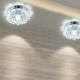 10*6CM Crystal Ceiling Lamp Spotlight LED SMD 3W Creative Lamp Tube Light Colorful Color Dome Light