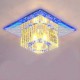 10CM Mini Crystal Ceiling Lamp Spotlight LED SMD 3W Creative Lamp Tube Light Colorful Color Square Dome Light