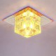 10CM Mini Crystal Ceiling Lamp Spotlight LED SMD 3W Creative Lamp Tube Light Colorful Color Square Dome Light