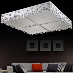 Crystal Flush Mount , Modern/Contemporary Living Room Metal