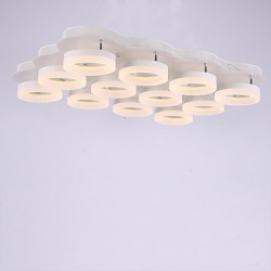 Flush Mount LED Modern/Contemporary Living Room/Bedroom/Dining Room/Study Room/Office Metal