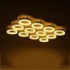 Flush Mount LED Modern/Contemporary Living Room/Bedroom/Dining Room/Study Room/Office Metal