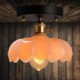 New Flush Mount Retro Lighting Bar Restaurant Lights Personality Living Room Clothing Store Glass Ceiling Lamp