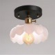 New Flush Mount Retro Lighting Bar Restaurant Lights Personality Living Room Clothing Store Glass Ceiling Lamp