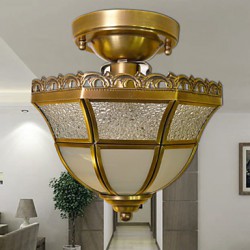 5 Traditional/Classic Mini Style / Bulb Included Brass Metal Flush Mount / Spot Lights Dining Room / Hallway